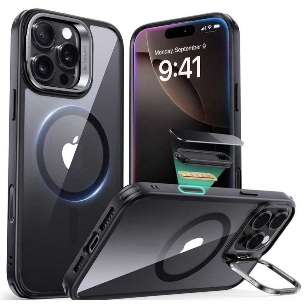iPhone 16 Pro Max Phone Case MagSafe + Camera Bracket + Camera Covers ESR